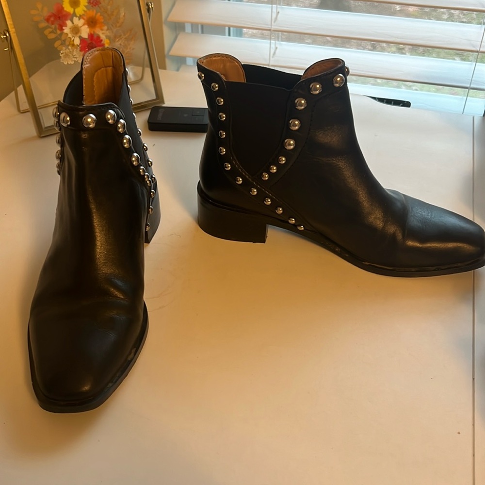 Zara black booties